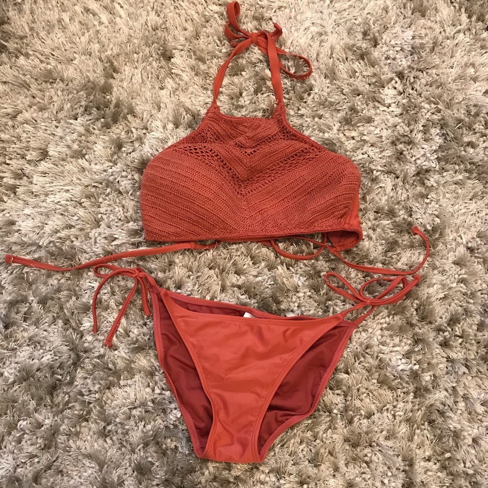 Crochet Halter Bikini